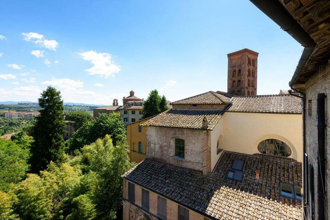 Апартаменты Penthouse In Siena Near Piazza Del Campo Экстерьер фото